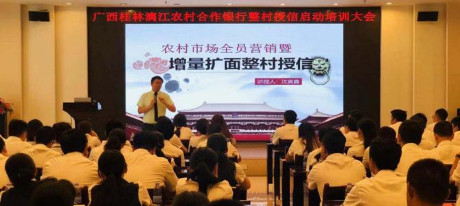 助力漓江农村合作银行“整村授信 振兴乡村”工作建设