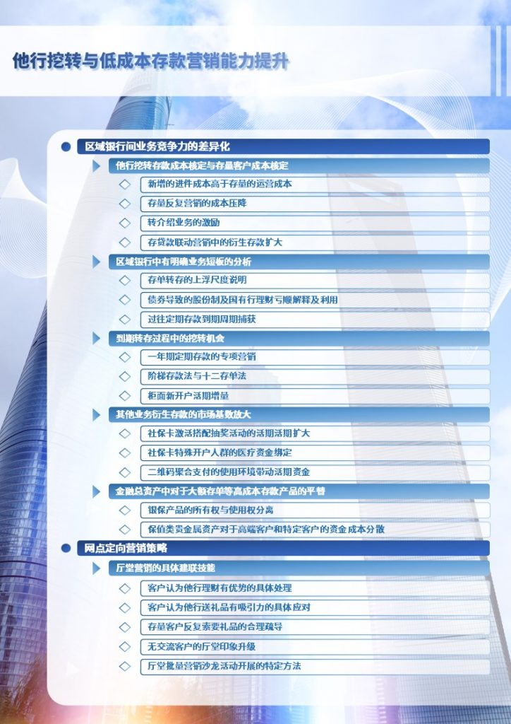 沈寅鑫老师赴成都为多家农信城商行开展低成本存款营销公开课培训相关图片