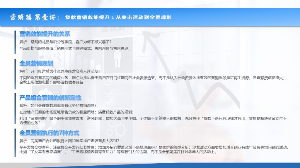 长沙公开课《商业银行网点精细化效能管理转型智慧实战班》相关图片